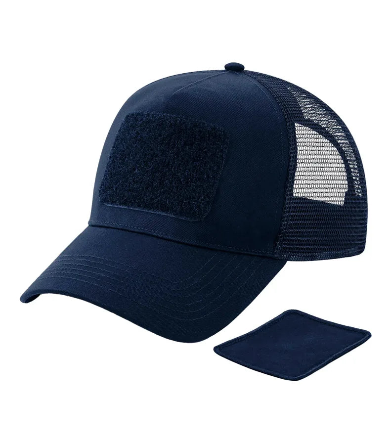 Removable Patch Snapback Trucker FrenchNavy