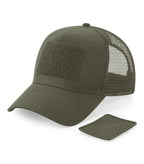 Removable Patch Snapback Trucker MilitaryGreen