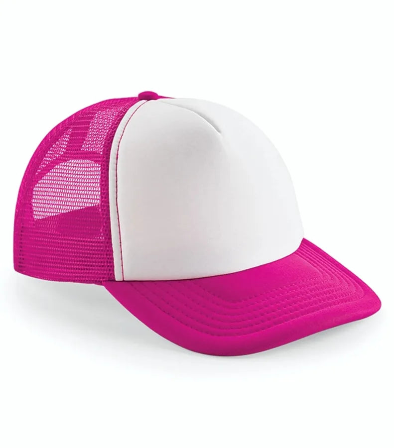 Vintage Snapback Trucker Fuchsia/White
