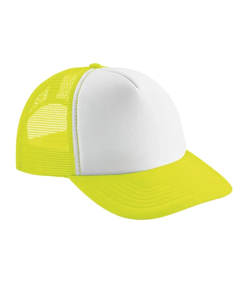 Vintage Snapback Trucker Fluo.Yellow/White