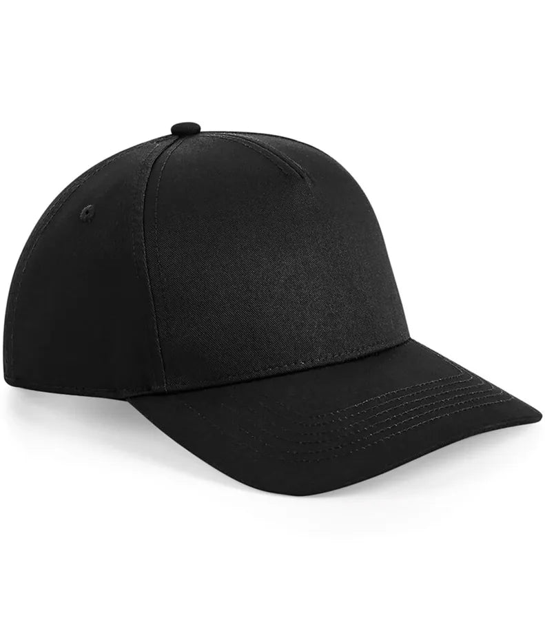 Urbanwear 5 Panel Snapback Black