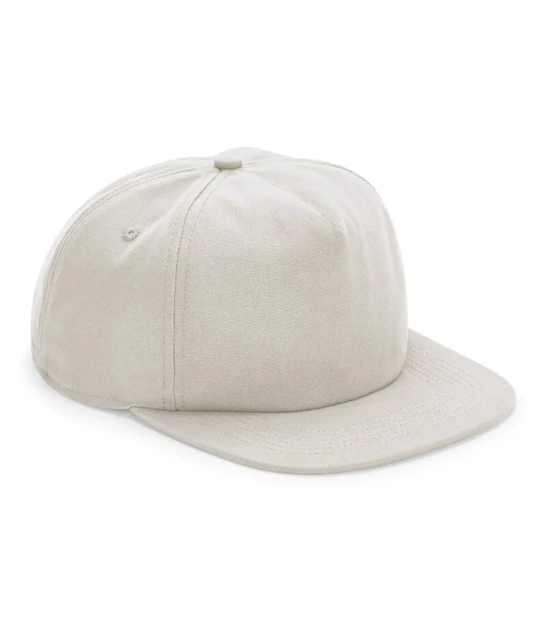 Organic Cotton Unstructured 5 Panel Cap Sand