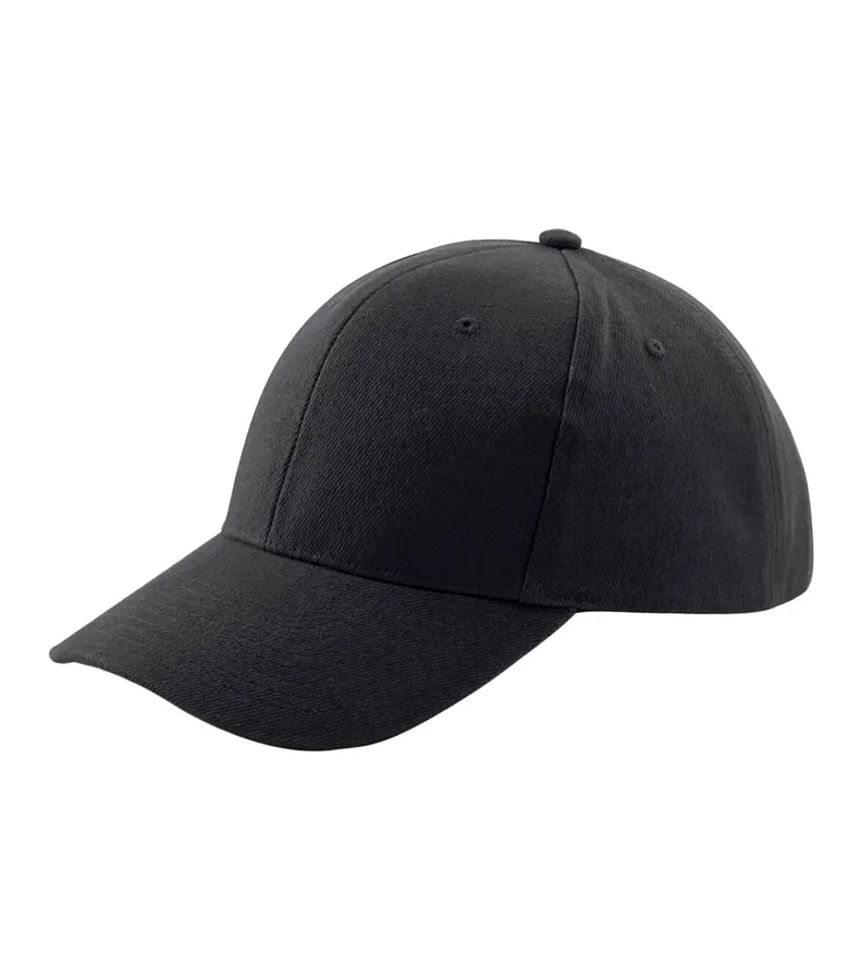 Pro-Style Heavy Brushed Cotton Cap Black