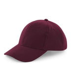 Pro-Style Heavy Brushed Cotton Cap Burgundy