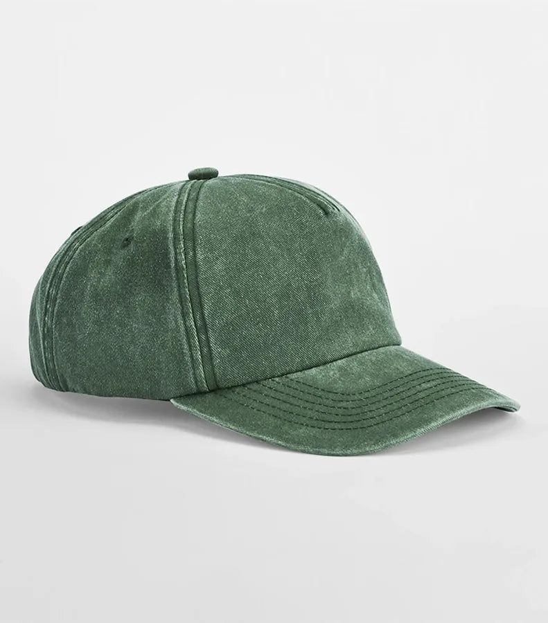 Relaxed 5 Panel Vintage Cap VintageBottleGreen
