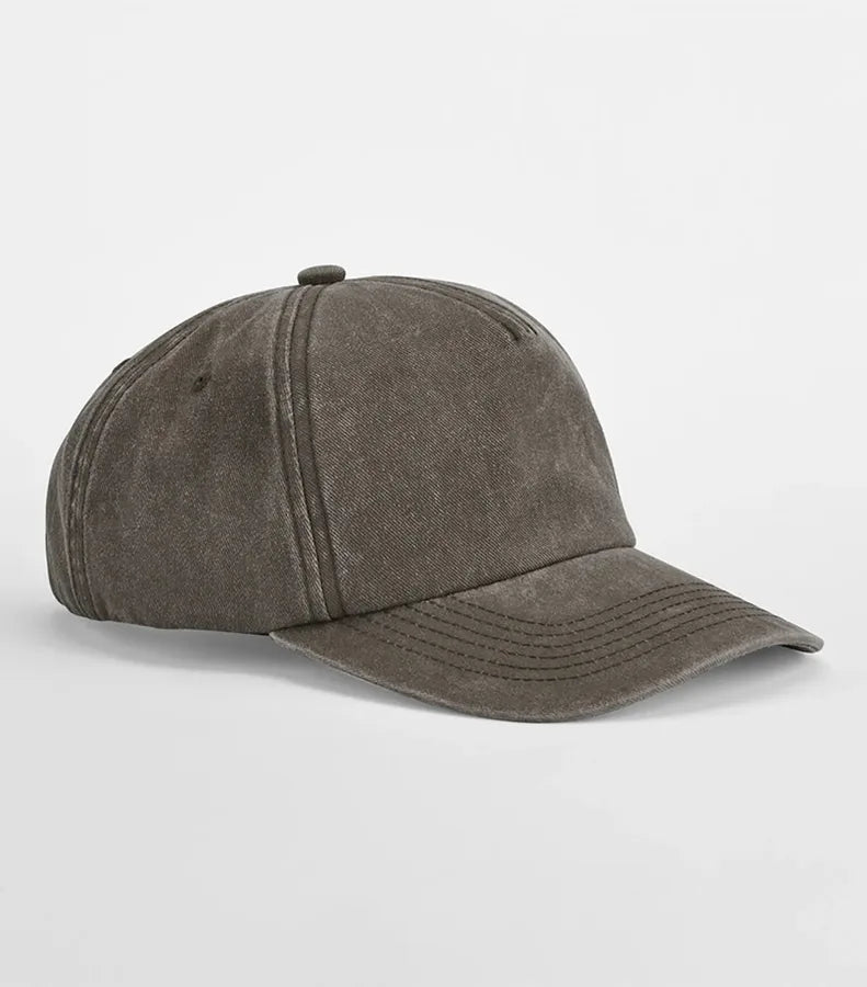 Relaxed 5 Panel Vintage Cap VintageBrown