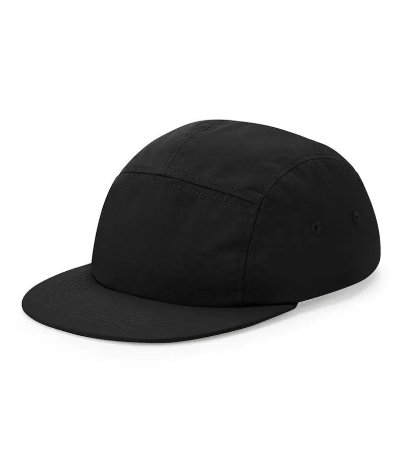 Outdoor 5 Panel Camper Cap Black