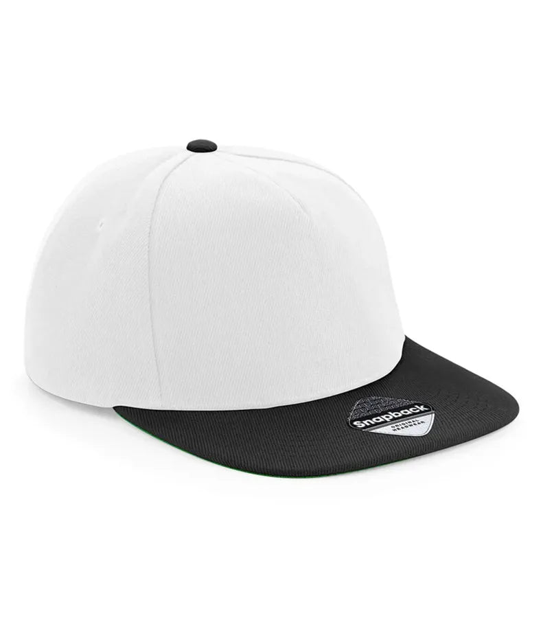 Original Flat Peak Snapback White/Black