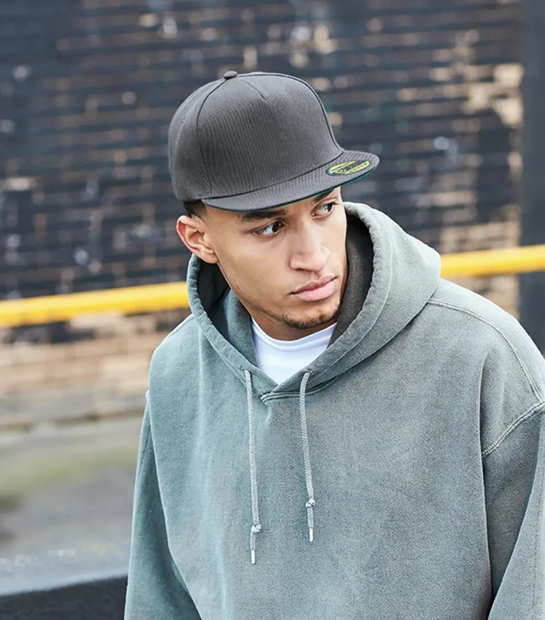 Original Flat Peak Snapback Black/Black/Black
