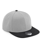 Original Flat Peak 6 Panel Snapback Grey/Black