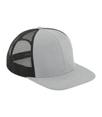 Original Flat Peak 6 Panel Trucker Grey/Black