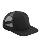Original Flat Peak 6 Panel Trucker Black/Black