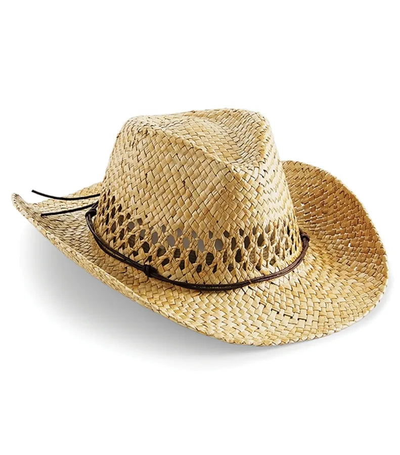 Straw Cowboy Hat Natural