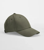 EarthAware® Organic Cotton Canvas 6 Panel Cap OliveGreen
