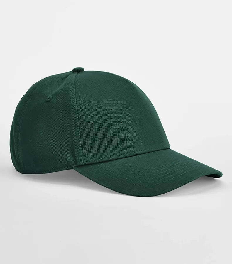EarthAware® Classic Organic Cotton 5 Panel Cap BottleGreen