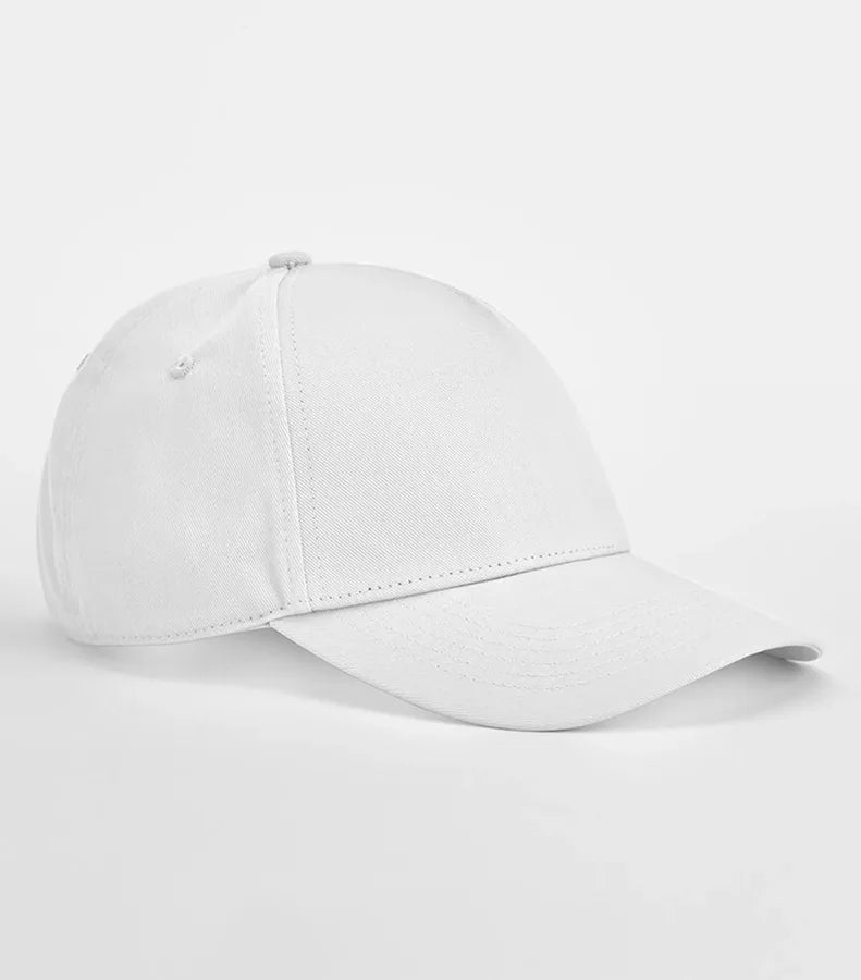 EarthAware® Classic Organic Cotton 5 Panel Cap White