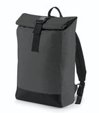Reflective Roll-Top Backpack BlackReflective