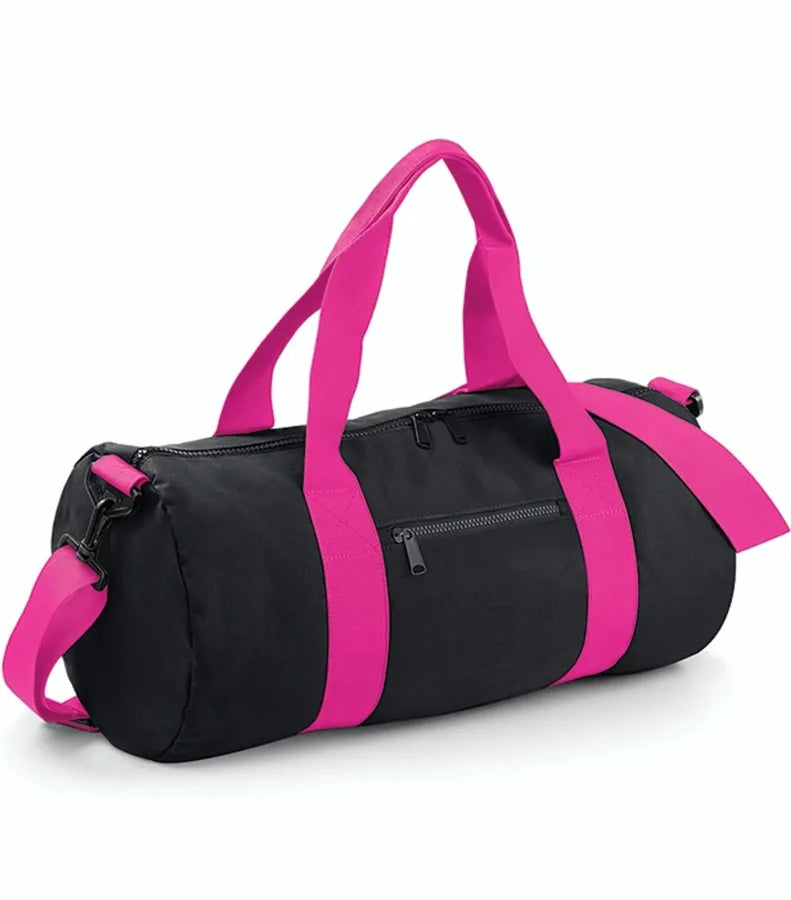 Original Barrel Bag Black/Fuchsia