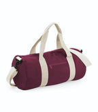 Original Barrel Bag Burgundy/OffWhite