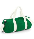 Original Barrel Bag KellyGreen/OffWhite