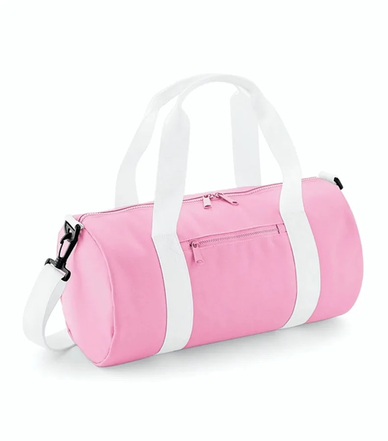 Mini Barrel Bag ClassicPink/White