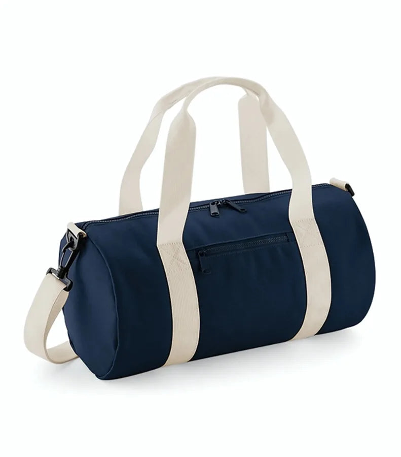 Mini Barrel Bag FrenchNavy/OffWhite