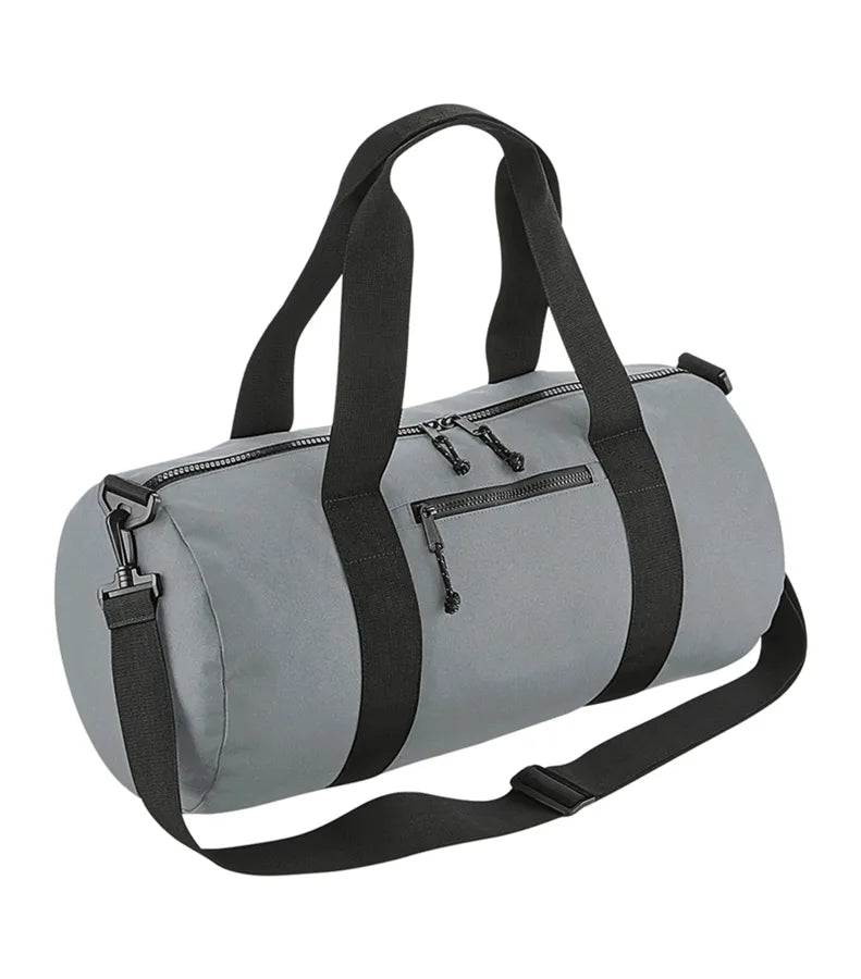 Recycled Barrel Bag PureGrey