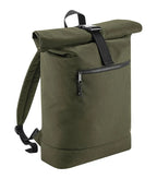 Recycled Roll-Top Backpack MilitaryGreen