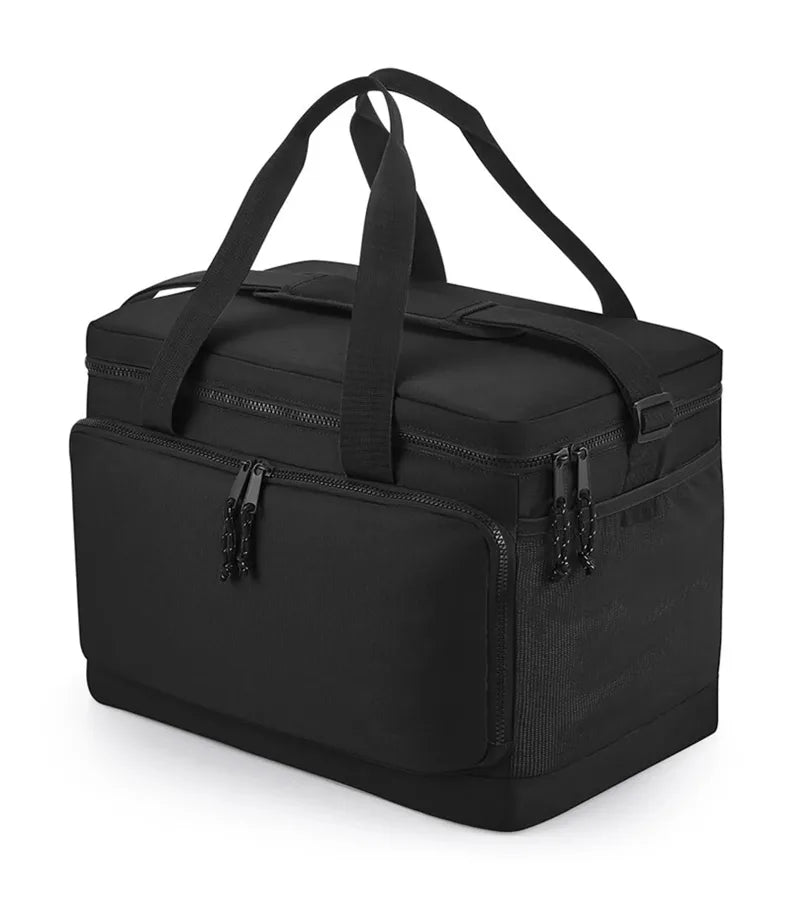 Recycled Large Cooler Shoulder Bag Black