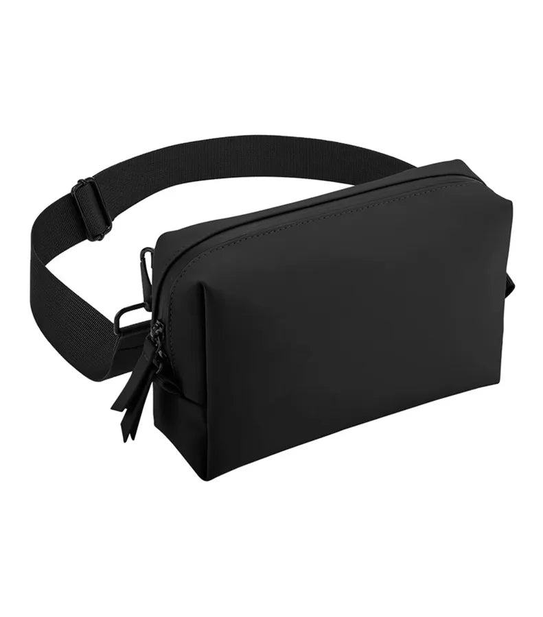 Matte PU Cross Body Bag Black