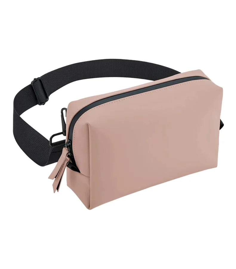 Matte PU Cross Body Bag NudePink