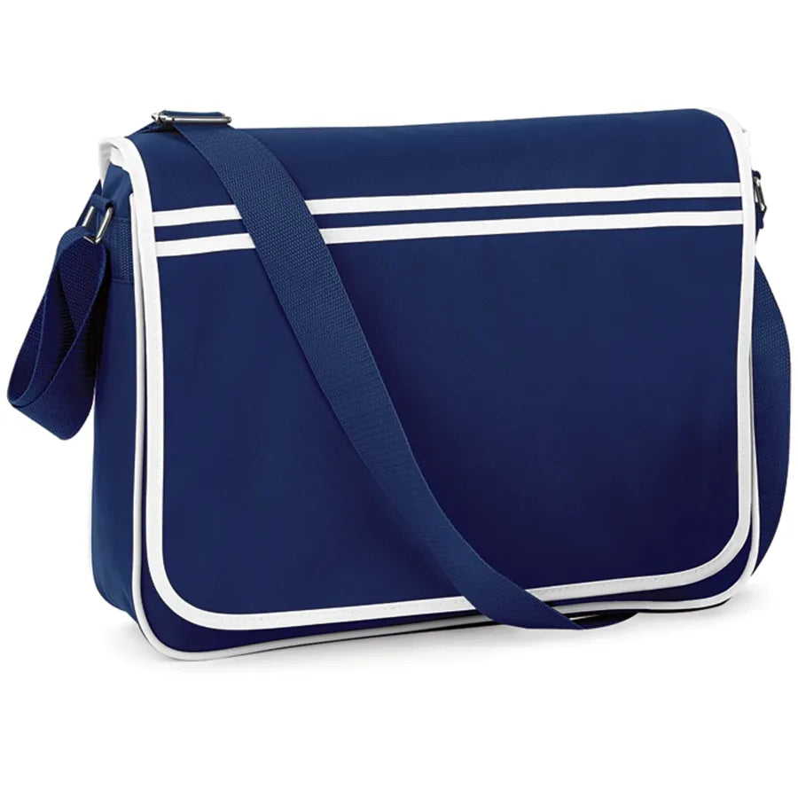 Retro Messenger FrenchNavy/White