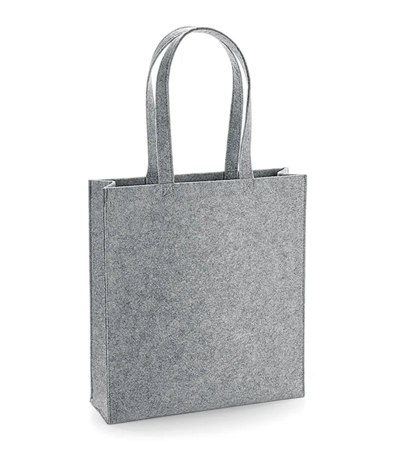 Felt Tote Bag GreyMelange