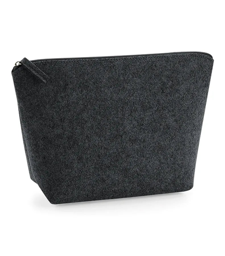 Felt Accessory Bag CharcoalMelange