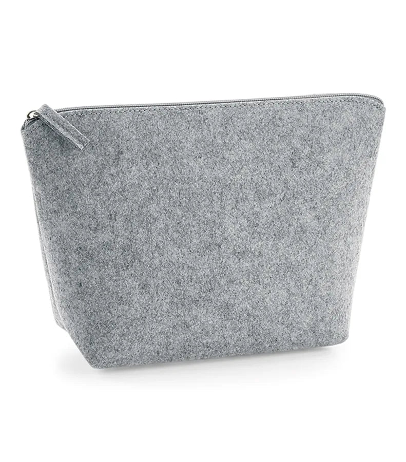 Felt Accessory Bag GreyMelange