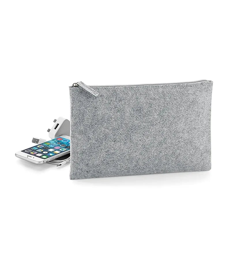 Felt Accessory Pouch GreyMelange