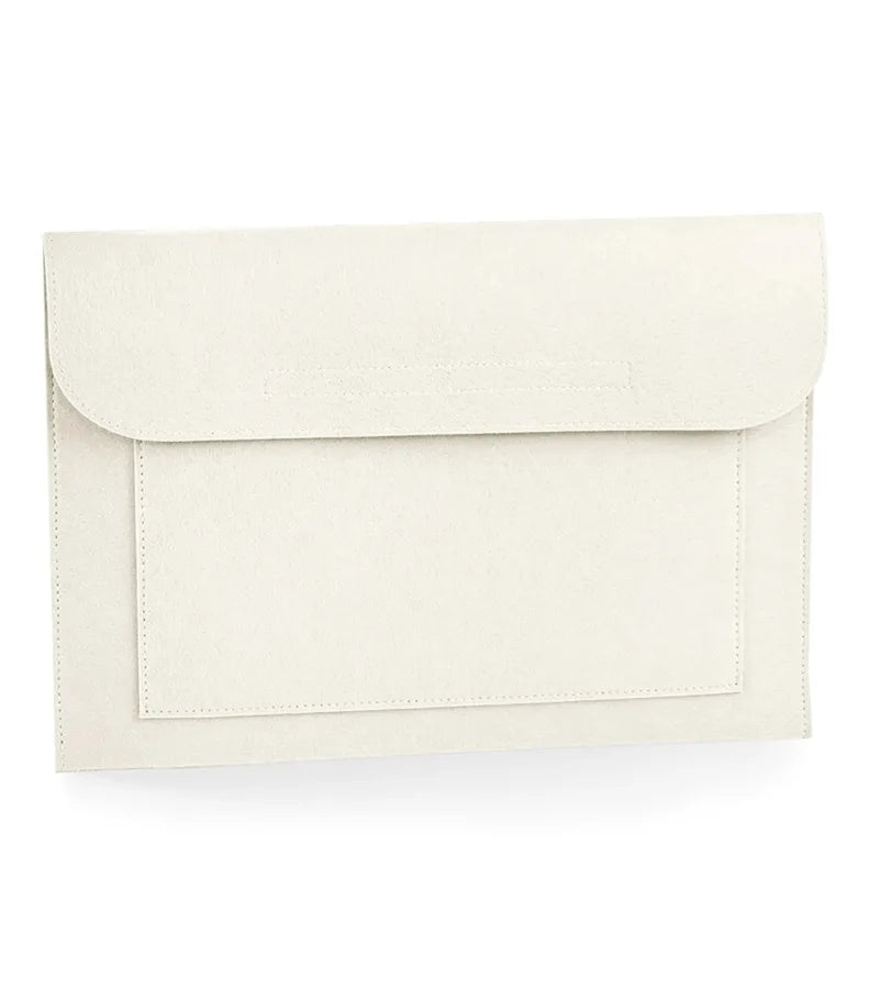 Felt Laptop/Document Slip SoftWhite