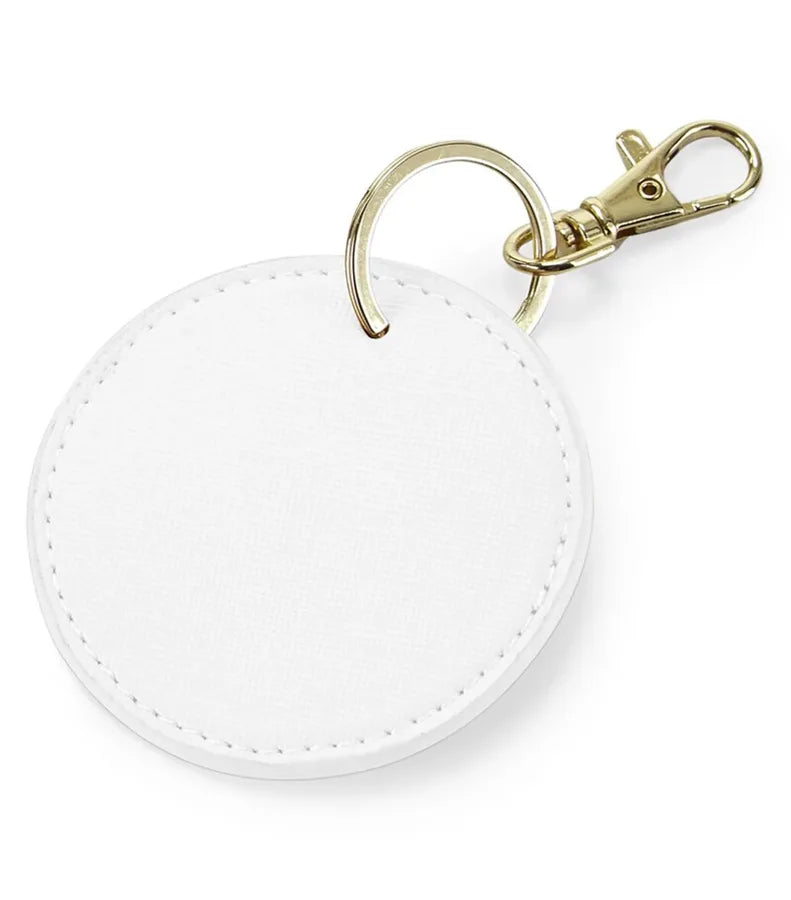 Boutique Circular Key Clip SoftWhite