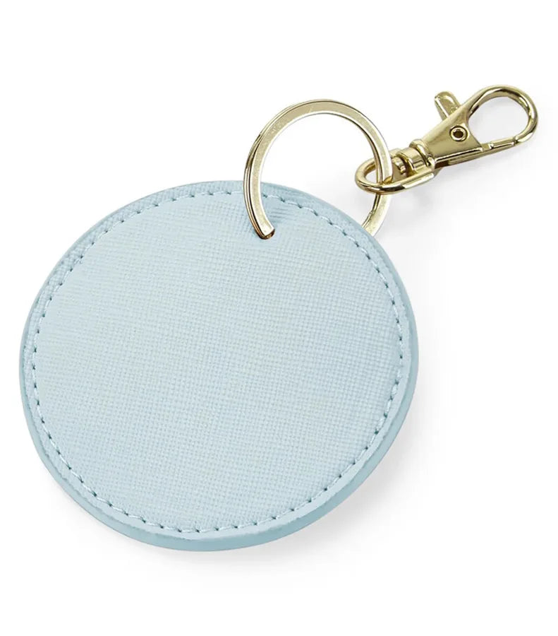 Boutique Circular Key Clip SoftBlue