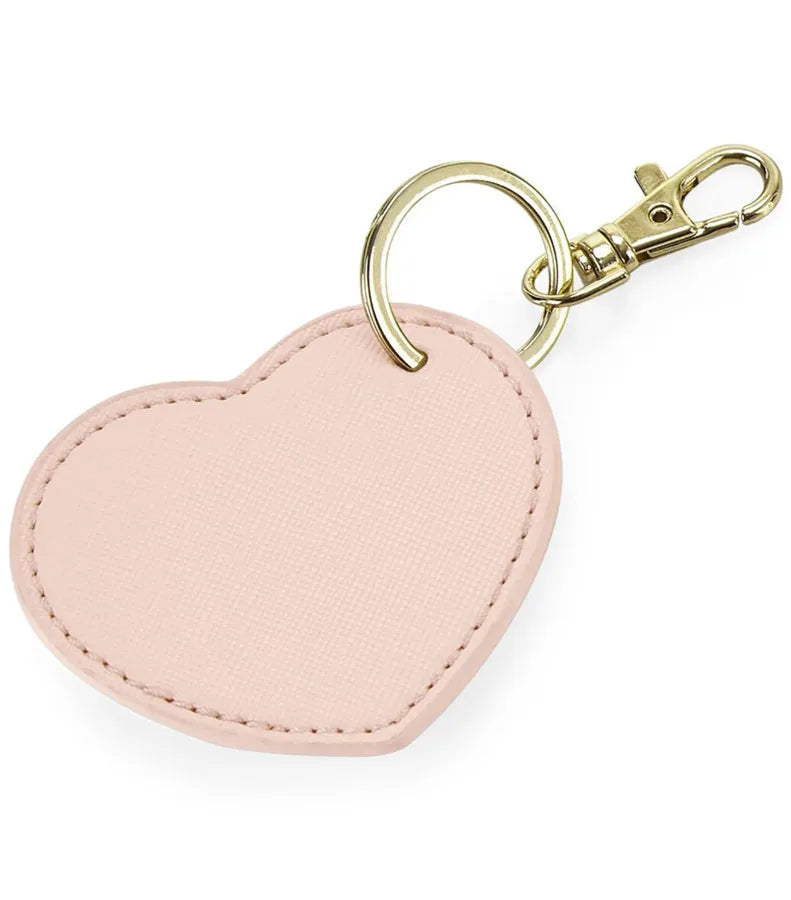 Boutique Heart Key Clip SoftPink