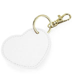 Boutique Heart Key Clip SoftWhite