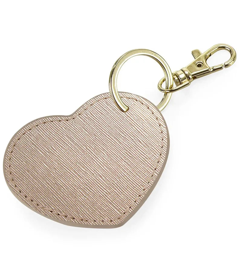 Boutique Heart Key Clip RoseGold