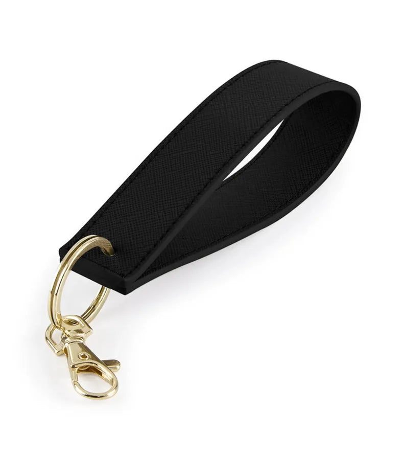 Boutique Wristlet Keyring Black