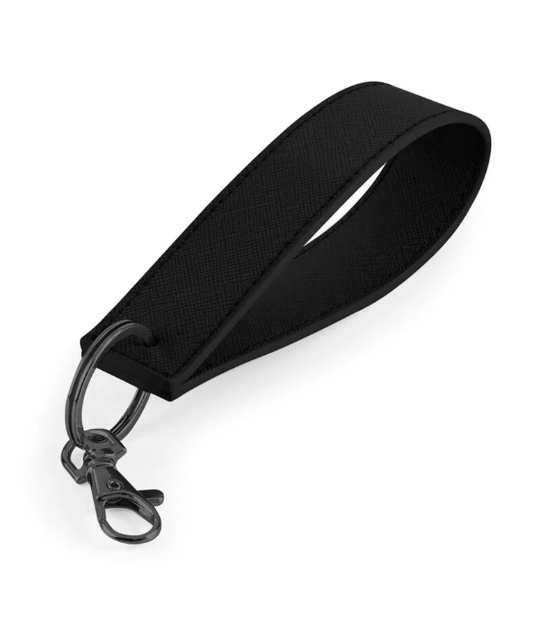 Boutique Wristlet Keyring Black/Black