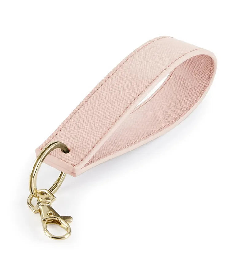 Boutique Wristlet Keyring SoftPink