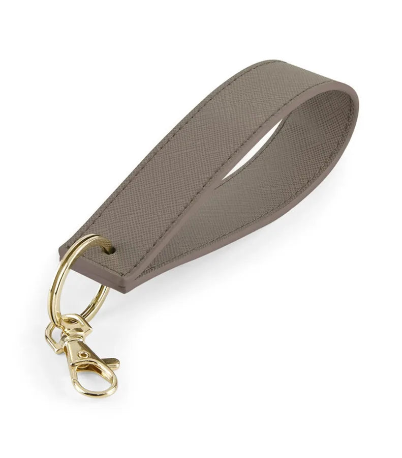 Boutique Wristlet Keyring Taupe