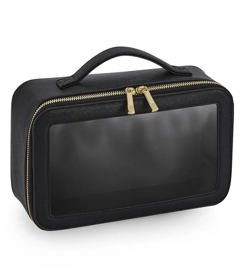 Boutique Clear Window Travel Case Black