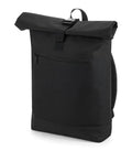 Roll-Top Backpack Black