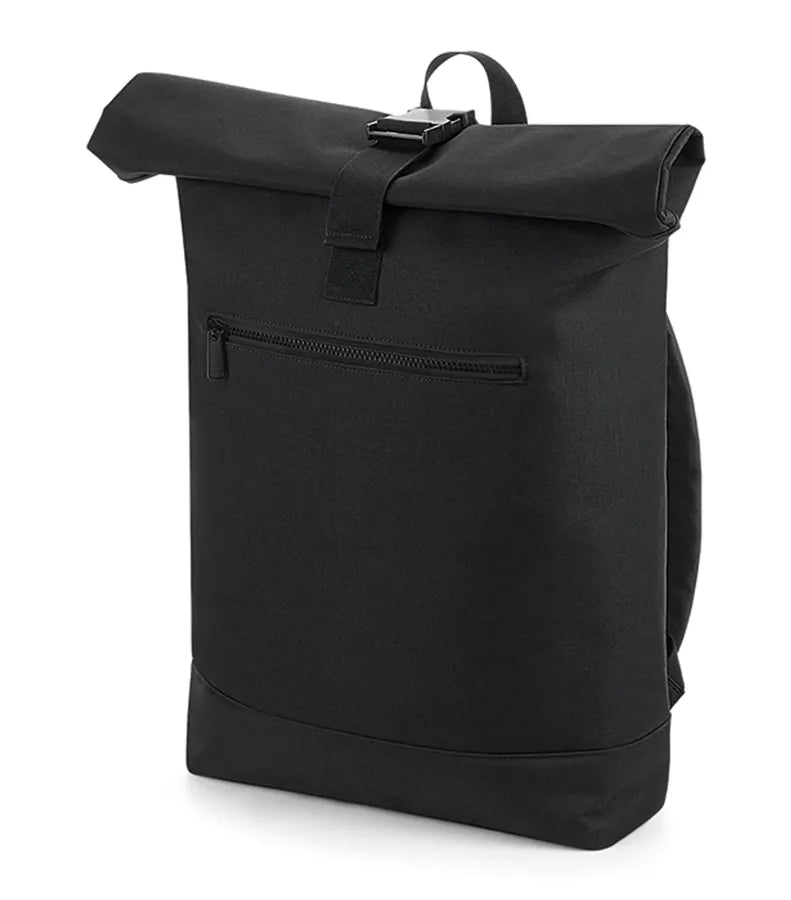 Roll-Top Backpack Black