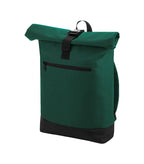 Roll-Top Backpack BottleGreen